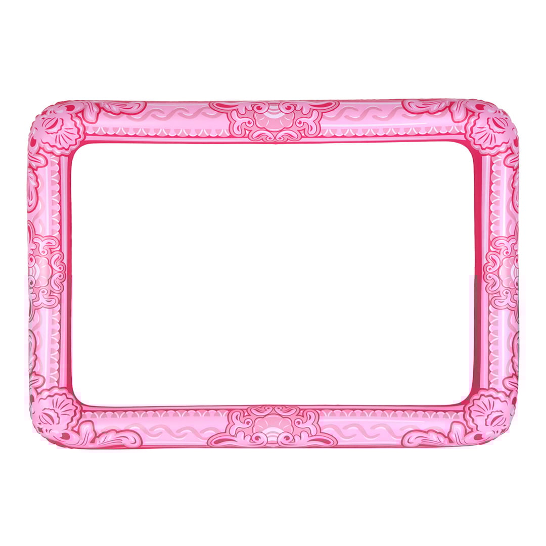 Hot Pink Inflatable Picture Frame 60cm