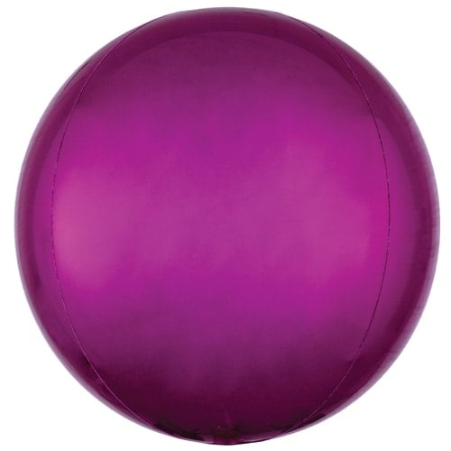 Hot Pink Orbz Foil Helium Balloon 38cm / 15 in Product Gallery Image