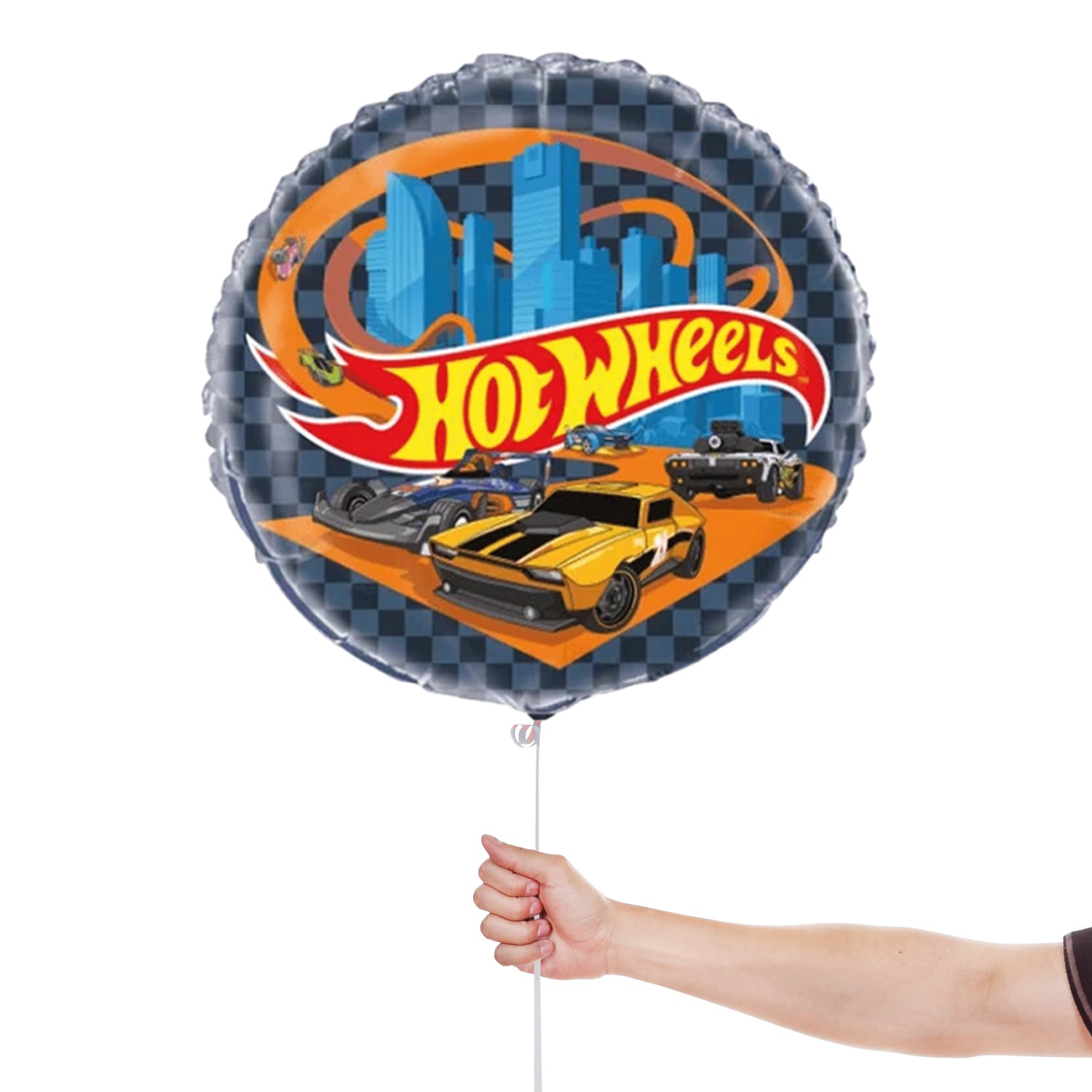 Hot Wheels Round Foil Balloon 46cm / 18 in View 2
