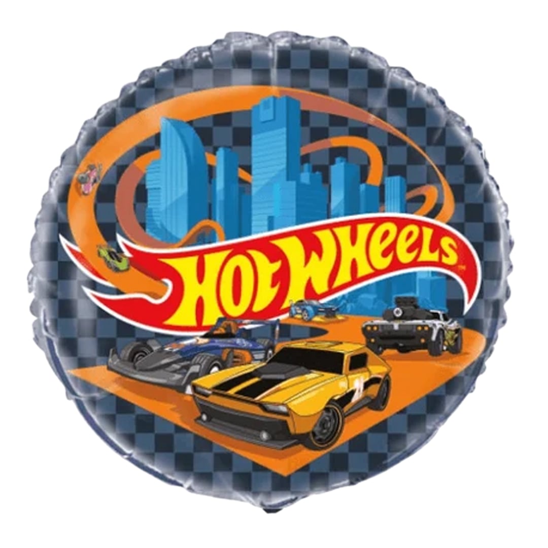 Hot Wheels Round Foil Balloon 46cm / 18 in