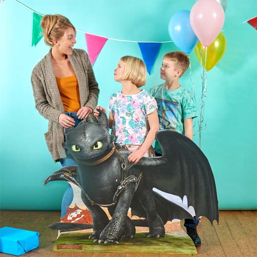 How to Train Your Dragon Toothless Dragon Lifesize Cardboard Cutout - 100cm Product Gallery Image