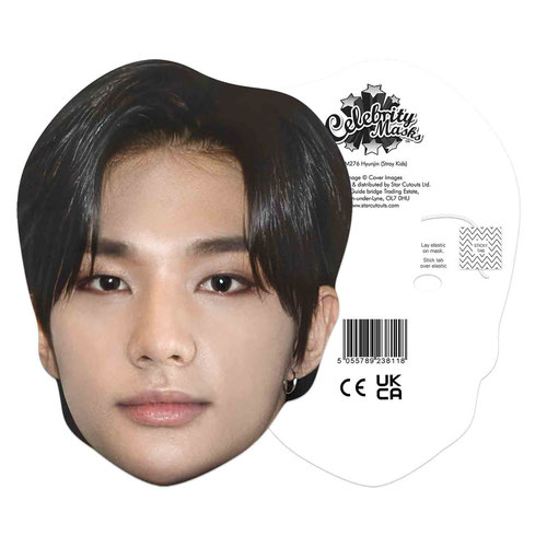 Hyunjin Stray Kids K-Pop Cardboard Face Mask Product Gallery Image