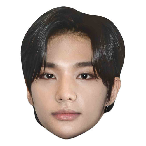 Hyunjin Stray Kids K-Pop Cardboard Face Mask Product Gallery Image