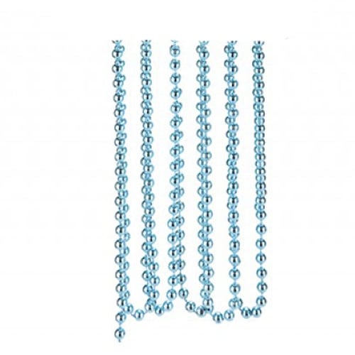 Ice Blue Bead Chain Christmas Decoration 2.7m Product Image