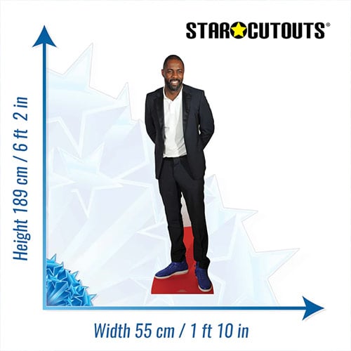 Idris Elba Lifesize Cardboard Cutout 189cm Product Gallery Image
