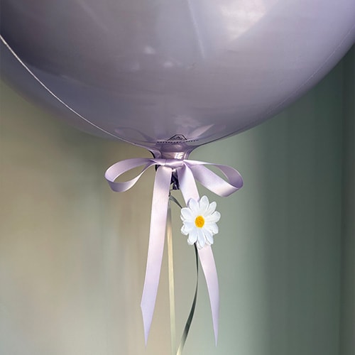 If Mothers Were Flowers Pastel Lilac Orbz Foil Helium Mother's Day Balloon Display - Inflated Balloon In A Box Product Gallery Image