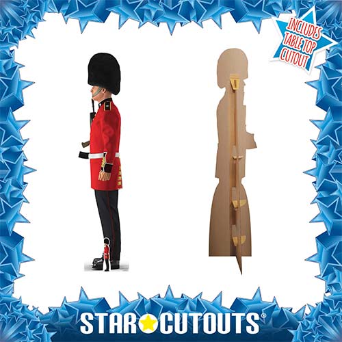 Illustrated Palace Guard Facing Left Lifesize Cardboard Cutout 196cm Product Gallery Image