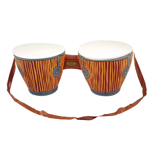 Inflatable Bongo Drums with Strap 62cm Product Image