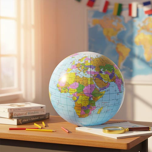 Inflatable Globe 40cm Product Gallery Image