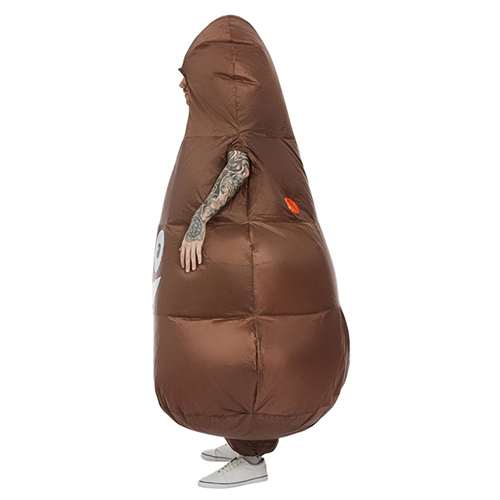 Inflatable Poop Fancy Dress Costume Unisex Adult One Size Product Gallery Image