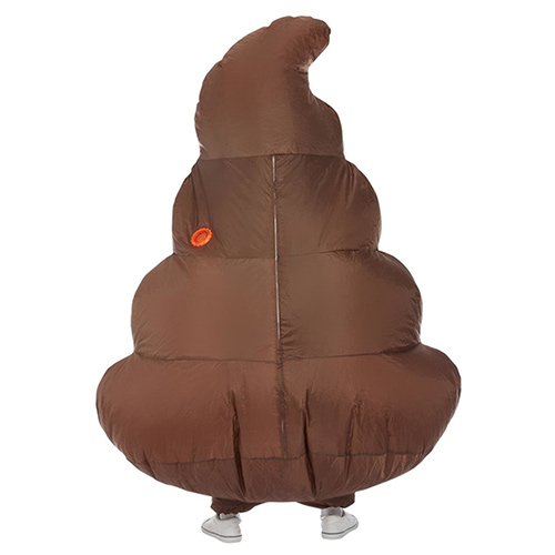 Inflatable Poop Fancy Dress Costume Unisex Adult One Size Product Gallery Image
