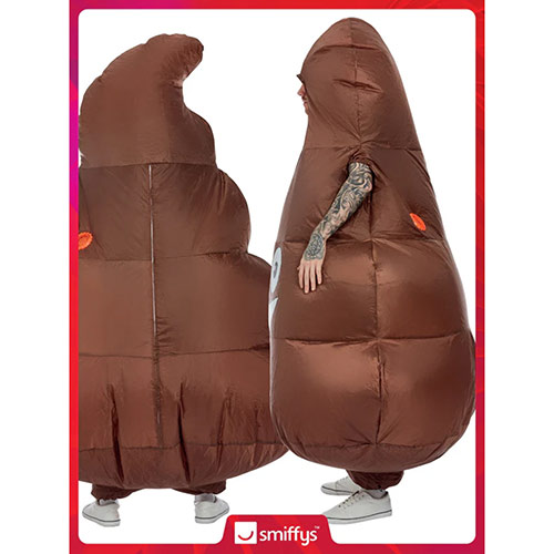 Inflatable Poop Fancy Dress Costume Unisex Adult One Size Product Gallery Image