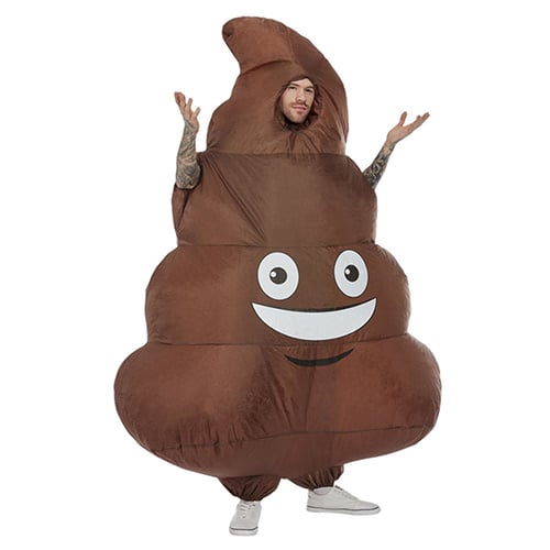 Inflatable Poop Fancy Dress Costume Unisex Adult One Size Product Gallery Image