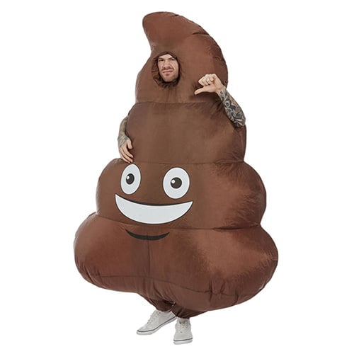 Inflatable Poop Fancy Dress Costume Unisex Adult One Size Product Gallery Image