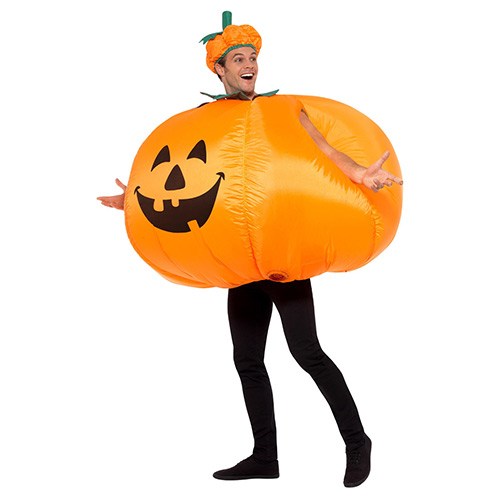 Inflatable Pumpkin Fancy Dress Halloween Costume Unisex Adult One Size Product Gallery Image
