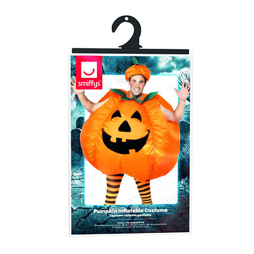 Inflatable Pumpkin Fancy Dress Halloween Costume Unisex Adult One Size Product Gallery Image