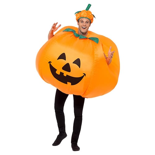 Inflatable Pumpkin Fancy Dress Halloween Costume Unisex Adult One Size Product Gallery Image