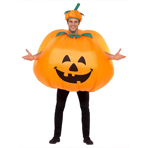 Inflatable Pumpkin Fancy Dress Halloween Costume Unisex Adult One Size Product Gallery Image