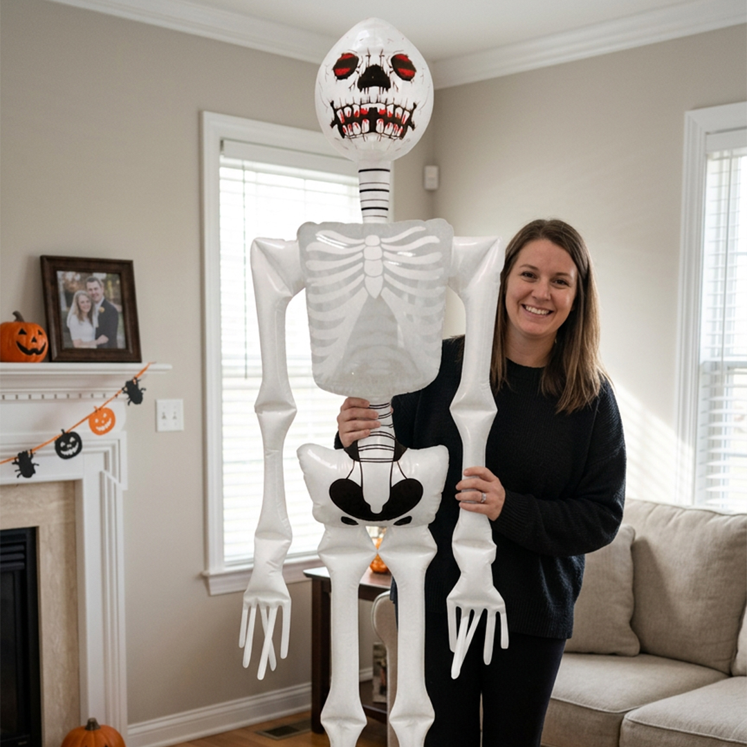 Halloween Inflatable Skeleton - 183cm View 2