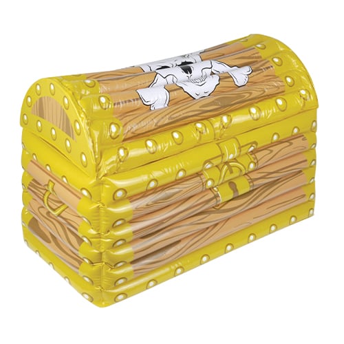 Inflatable Treasure Chest Drinks Cooler 64cm / 25 in