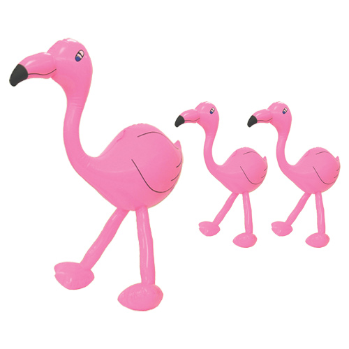 Inflatable Neon Pink Flamingo 51cm / 20 in - Pack of 3 Product Image