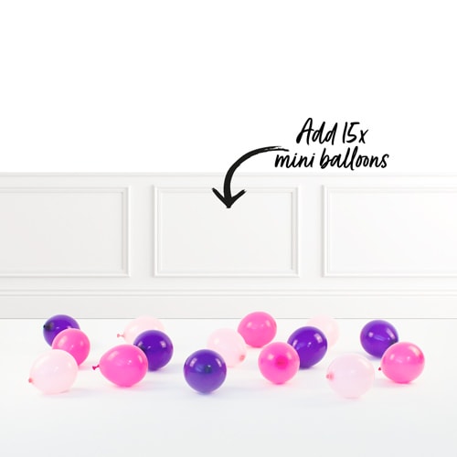 Inflated Hot Pink Birthday Balloon Numbers Product Gallery Image