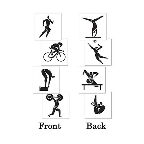 International Summer Sports Decorative Cutouts - 12 Inches / 30cm - Pack of 4 Product Image