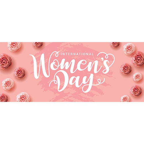 International Women's Day Roses PVC Party Sign Decoration Product Image