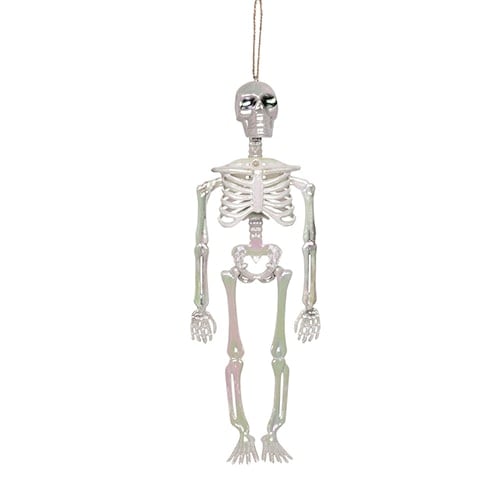 Iridescent Skeleton Halloween Hanging Prop Decoration 32cm Product Image