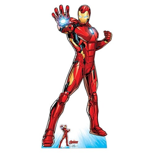 Iron Man Tony Stark Superhero Comic Book Art Marvel Lifesize Cardboard Cutout 191cm Product Gallery Image