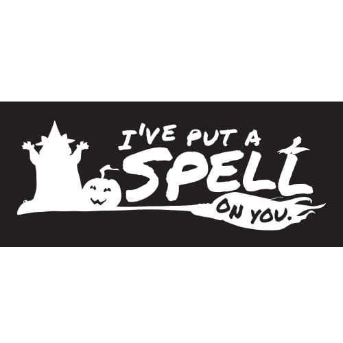 Spell On You Halloween PVC Party Sign Decoration Product Image