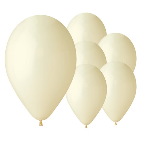 Ivory Bio Latex Balloons 33cm / 13 in - Pack of 10 Product Gallery Image