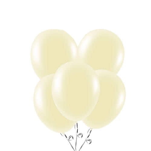 Ivory Biodegradable Latex Balloons 23cm / 9 in - Pack of 20 Product Image