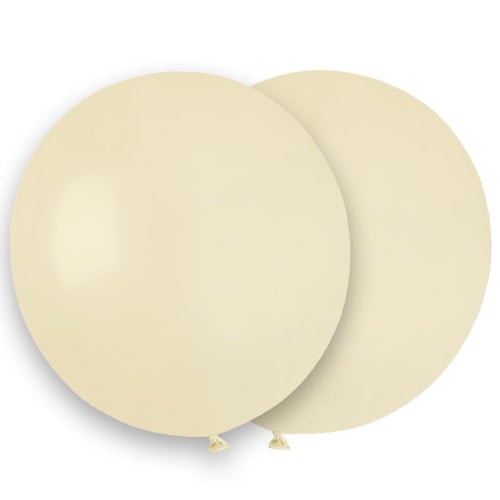 Ivory Biodegradable Latex Balloons 48cm / 19 in - Pack of 25 Product Image