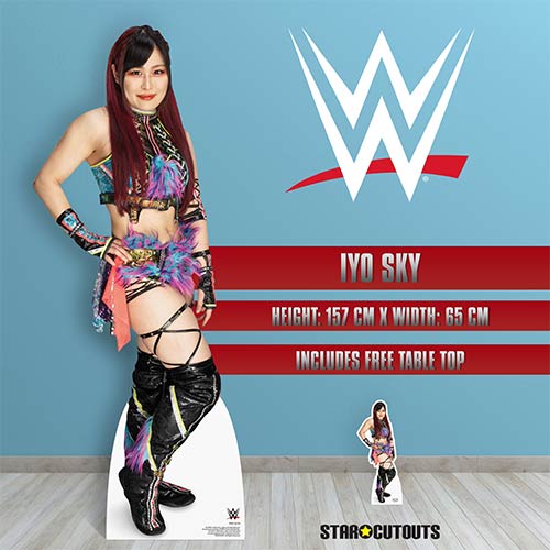 Iyo Sky WWE Lifesize Cardboard Cutout 157cm Product Gallery Image