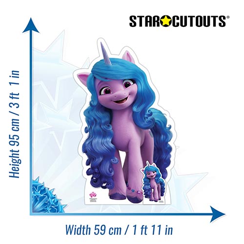 Izzy Moonbow My Little Pony Star Mini Cardboard Cutout 95cm Product Gallery Image