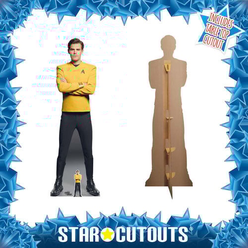 James T Kirk Star Trek: Strange New Worlds Paul Wesley Lifesize Cardboard Cutout 180cm Product Gallery Image