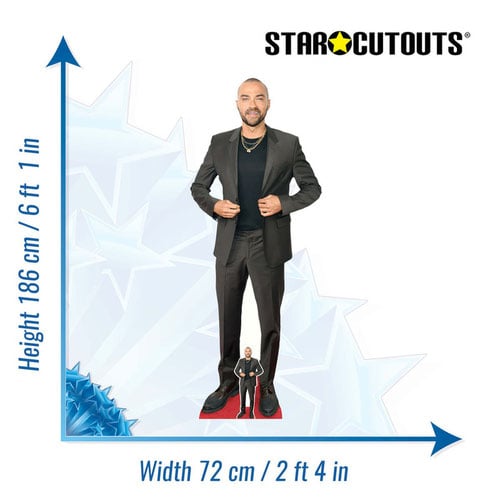 Jesse Williams Black Suit Lifesize Cardboard Cutout 186cm Product Gallery Image