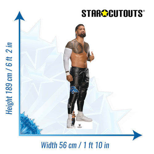 Jey Uso Main Event WWE Lifesize Cardboard Cutout 189cm Product Gallery Image