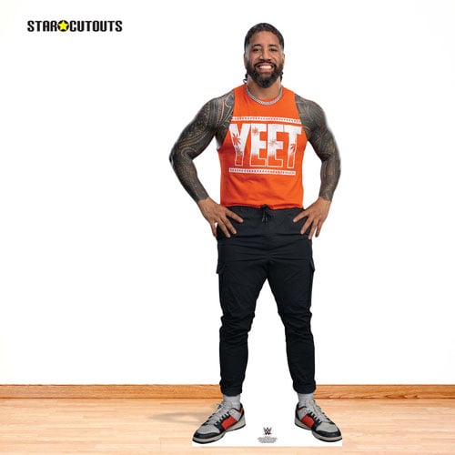 Jey Uso Orange YEET WWE Lifesize Cardboard Cutout 191cm Product Gallery Image