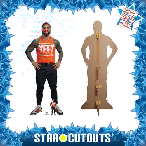 Jey Uso Orange YEET WWE Lifesize Cardboard Cutout 191cm Product Gallery Image