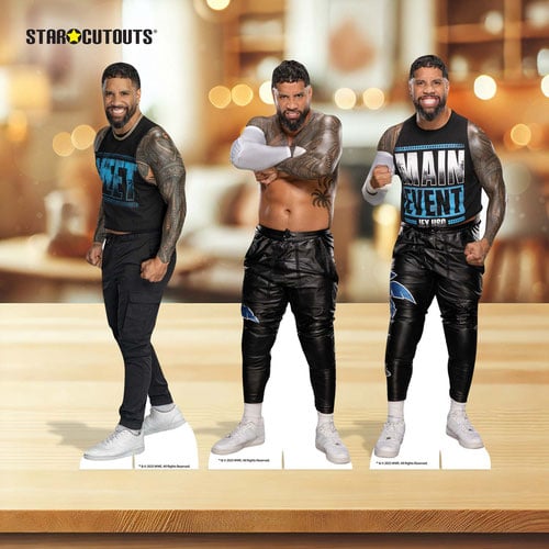 Jey Uso WWE Shelf Table Top Cardboard Cutouts - Pack of 3 Product Gallery Image