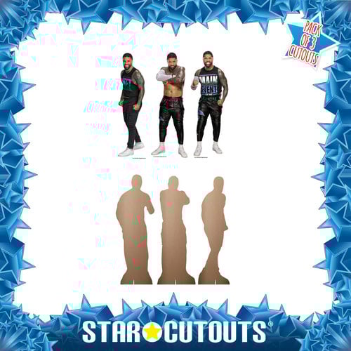 Jey Uso WWE Shelf Table Top Cardboard Cutouts - Pack of 3 Product Gallery Image