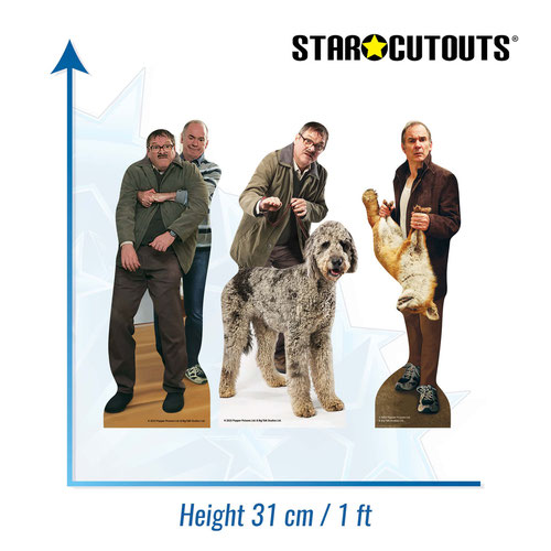 Jim & Milson, Martin & Jim and Martin with Fox Friday Night Dinner Table Top Cardboard Cutouts - Pack of 3 Product Gallery Image