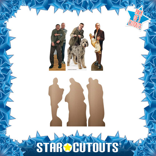 Jim & Milson, Martin & Jim and Martin with Fox Friday Night Dinner Table Top Cardboard Cutouts - Pack of 3 Product Gallery Image