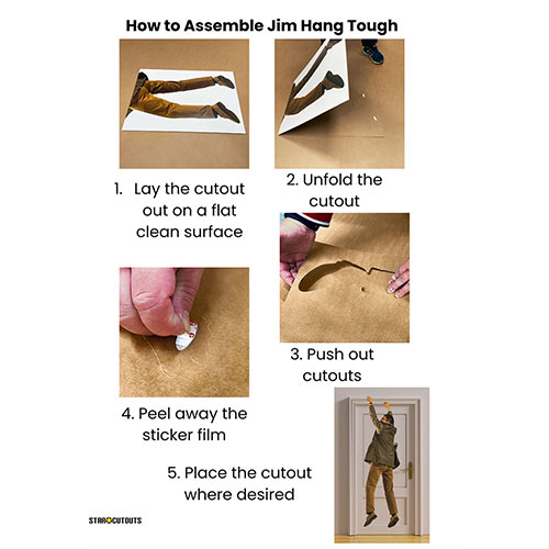 Jim Bell Hang Tough Friday Night Dinner Mark Heap Hanging Lifesize Cardboard Cutout 154cm Product Gallery Image