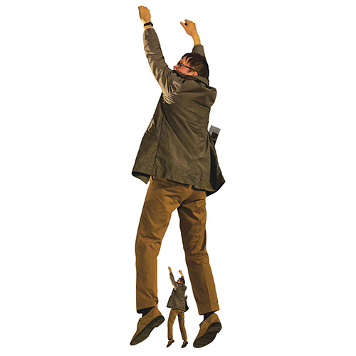 Jim Bell Hang Tough Friday Night Dinner Mark Heap Hanging Lifesize Cardboard Cutout 154cm Product Gallery Image