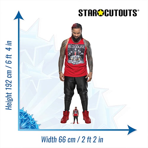 Jimmy Uso WWE Lifesize Cardboard Cutout 192cm Product Gallery Image