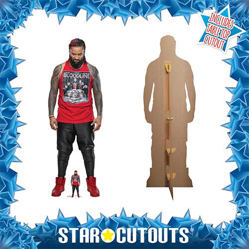 Jimmy Uso WWE Lifesize Cardboard Cutout 192cm Product Gallery Image