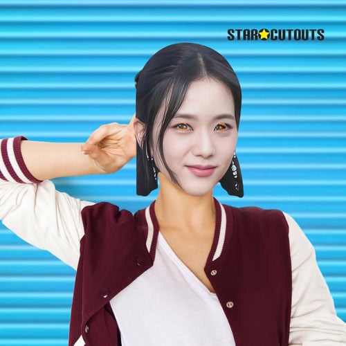 Jisoo Black Pink K-Pop Cardboard Face Mask Product Gallery Image